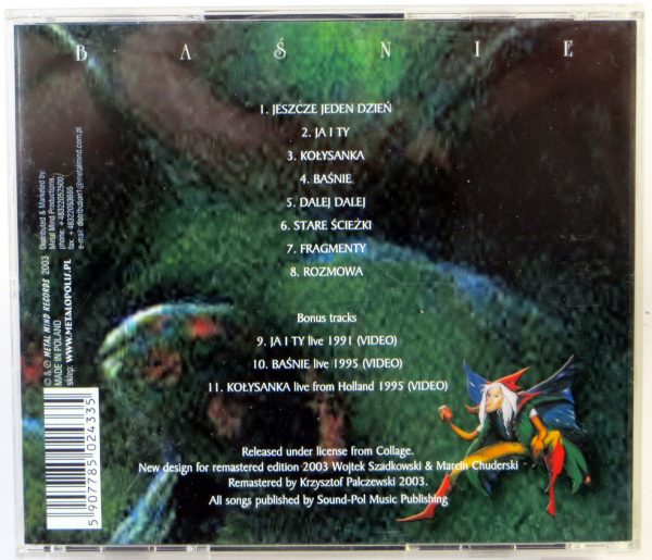 COLLAGE - Baśnie + 3 - CD Metal Mind 2003 - obrazek 2