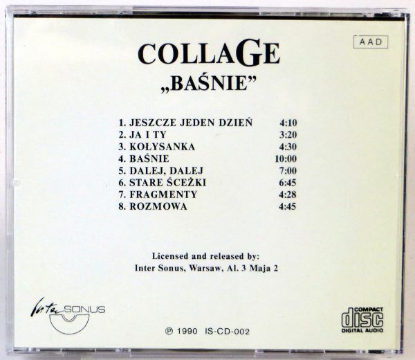 COLLAGE - Baśnie - CD 1991 autografy - obrazek 2