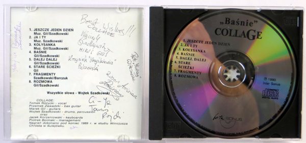 COLLAGE - Baśnie - CD 1991 autografy - obrazek 3