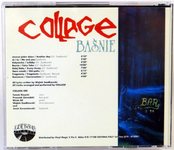 COLLAGE - Baśnie - CD Włochy 1992 - obrazek 2