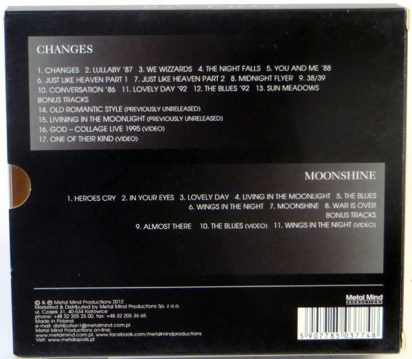 COLLAGE - Changes / Moonshine - 2 CD Metal Mind 2012 - obrazek 2