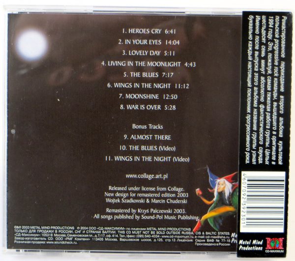 COLLAGE - Moonshine + 3 - CD Rosja 2004 - obrazek 2