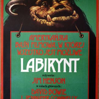 LABIRYNT / LABIRYNTH - David Bowie / WAŁKUSKI - plakat filmowy 1987