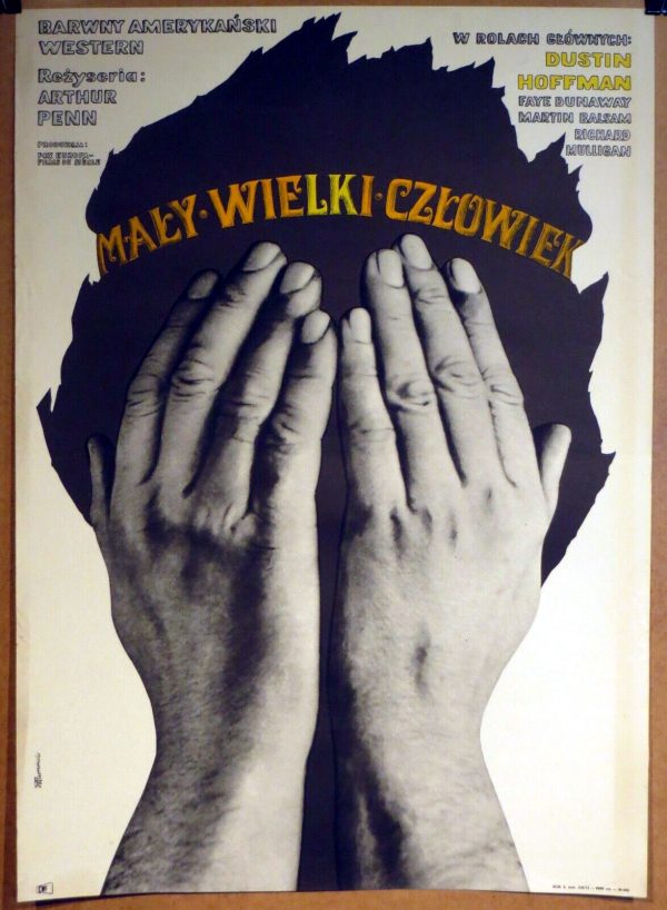 MAŁY WIELKI CZŁOWIEK / LITTLE BIG MAN - Hoffman / RUMINSKI - plakat filmowy 1973