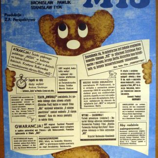 MIŚ - Bareja / CIEŚLAK - plakat filmowy 1981