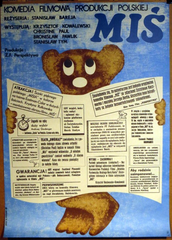 MIŚ - Bareja / CIEŚLAK - plakat filmowy 1981
