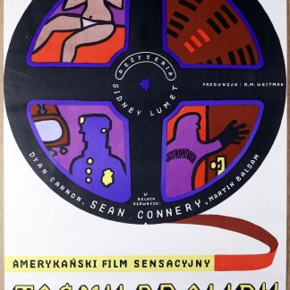 Taśmy Prawdy / Anderson Tapes - JAN MŁODOŻENIEC - plakat filmowy 1974
