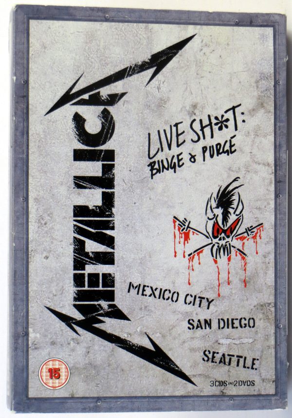 METALLICA - Live Sh*t: Binge & Purge - 3 CD + 2 DVD BOX 2003