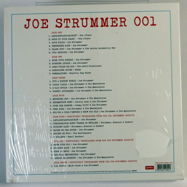 JOE STRUMMER - 001 - 4 LP BOX 2018 - obrazek 2
