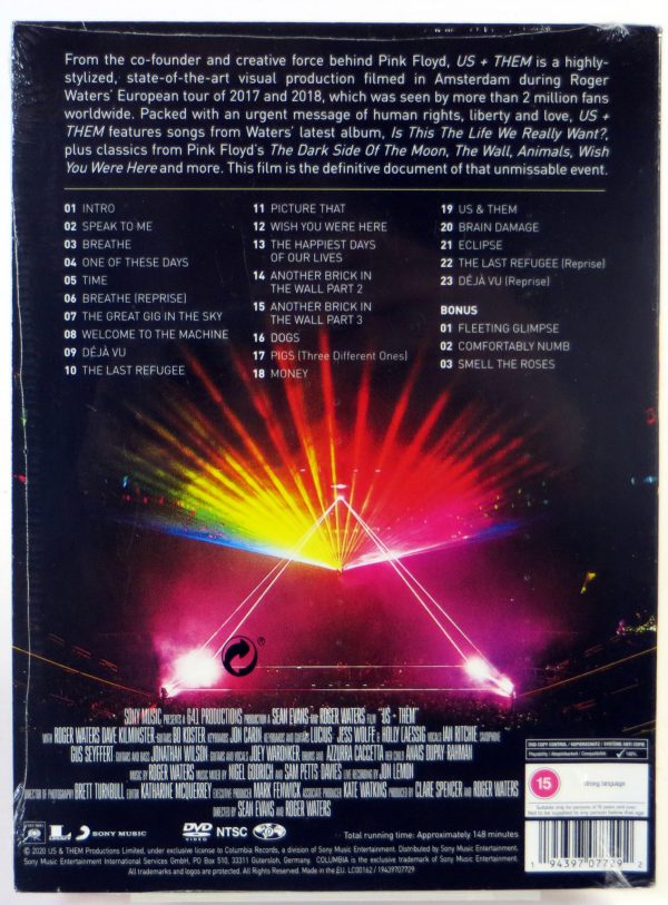 ROGER WATERS - Us+Them - DVD 2020 - obrazek 2