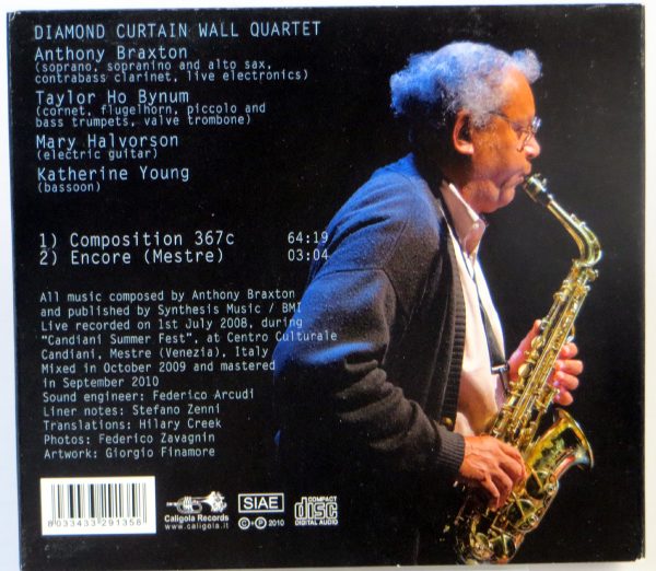 ANTHONY BRAXTON - Quartet (Mestre) 2008 - CD - obrazek 2