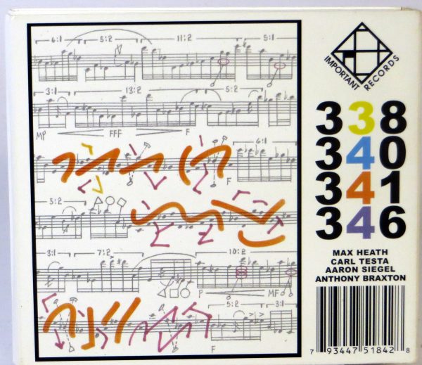 ANTHONY BRAXTON - Quartet (GTM) 2006 - 4 CD - obrazek 2