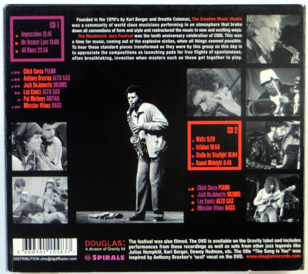 BRAXTON / COREA / DeJOHNETTE / METHENY / KONITZ / VITOUS - The Song Is You - 2 CD 2005 - obrazek 2