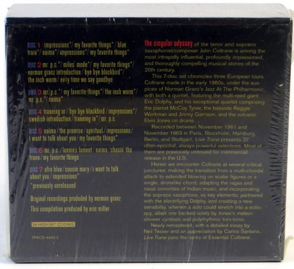 JOHN COLTRANE - Live Trane The European Tours - 7 CD BOX - obrazek 2