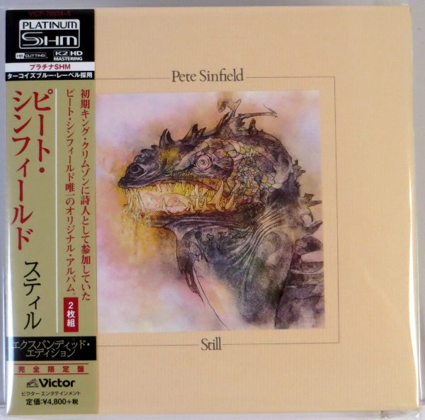 PETE SINFIELD - Still + 11 - 2 x Platinum SHM CD 7" BOX Limited Japonia 2014