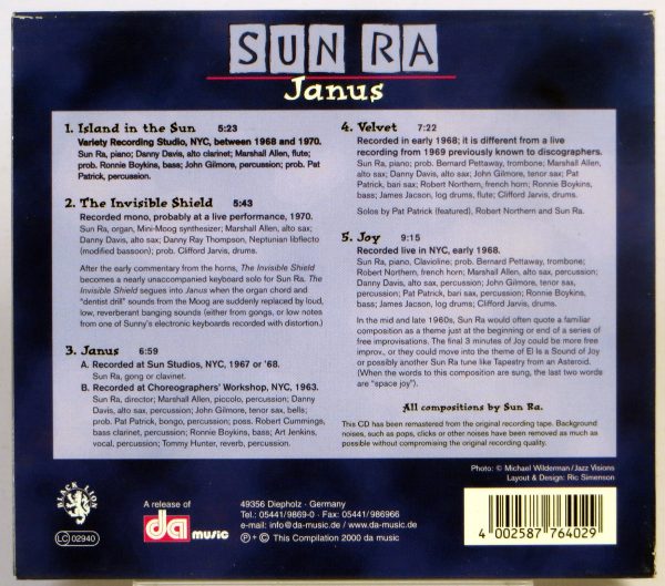 SUN RA - Janus - CD 2001 - obrazek 2