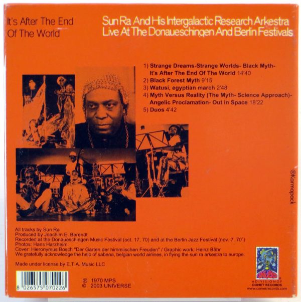 SUN RA AND HIS INTERGALAXTIC RESEARCH ARKESTRA - It's After The End Of The World - CD 2003 - obrazek 2