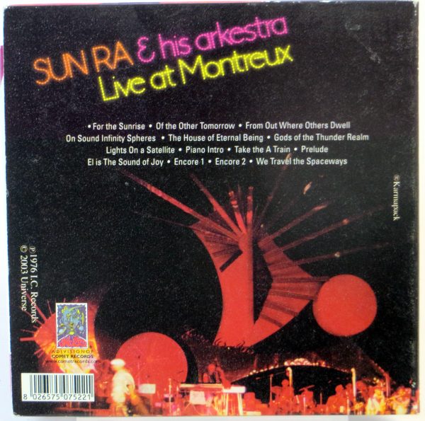 SUN RA AND HIS ARKESTRA - Live At Montreux - 2 CD 2003 - obrazek 2