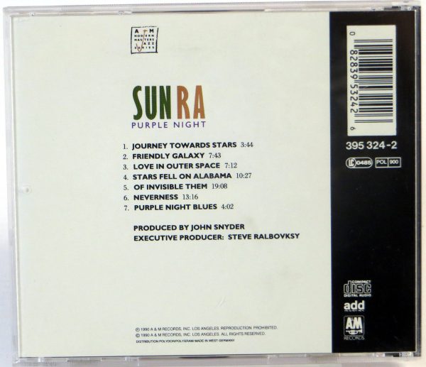 SUN RA - Purple Night - CD 1990 - obrazek 2