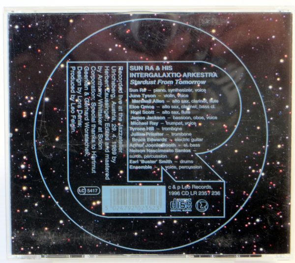 SUN RA AND HIS INTERGALAXTIC ARKESTRA - Stardust From Tomorrow - 2 CD 1996 - obrazek 2