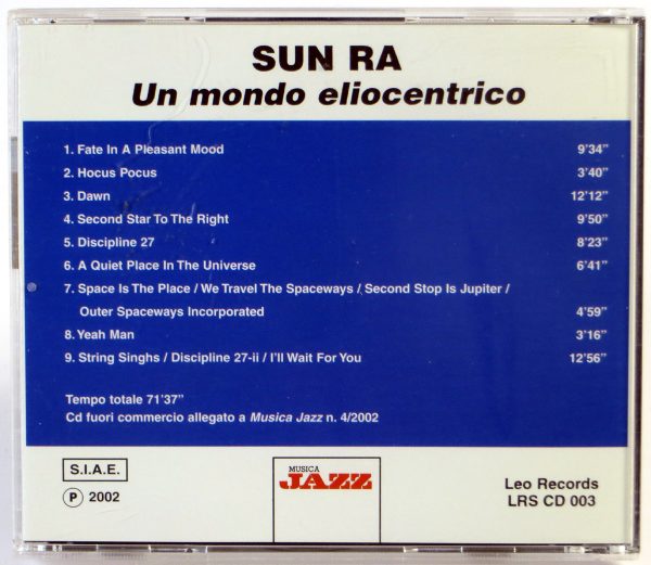 SUN RA - Un Mondo Eliocentrico - CD 2002 - obrazek 2