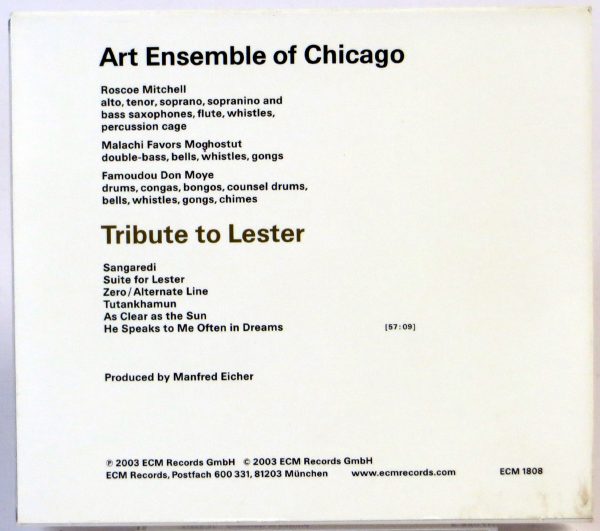 ART ENSEMBLE OF CHICAGO - Tribute To Lester - CD 2003 - obrazek 2