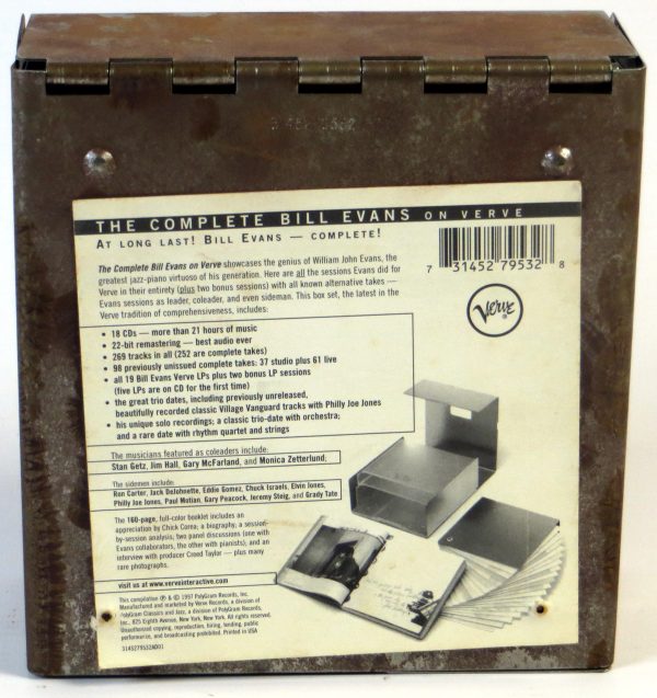 BILL EVANS - The Complete Bill Evans On Verve  - 18 CD Metal BOX 1997 - obrazek 2