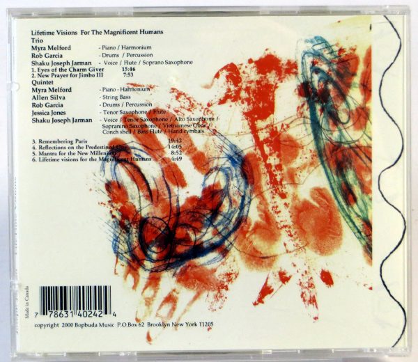 JOSEPH JARMAN - LifeTime Visions (For The Magnificent Human) - CD 2000 - obrazek 2
