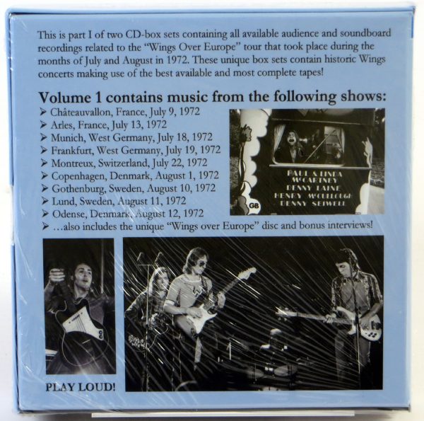 PAUL McCARTNEY & WINGS - Over Europe Summer '72 vol. I - 15 CD BOX 2020 limited - obrazek 2