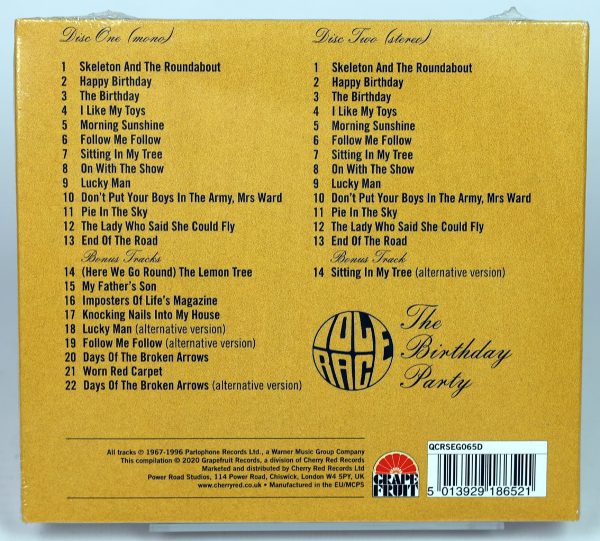 THE IDLE RACE - The Birthday Party - 2 CD 2020 deluxe - obrazek 2