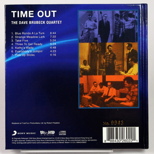 THE DAVE BRUBECK QUARTET - Time Out - CD UltraHD 32-Bit PureFlection 2014 - obrazek 2