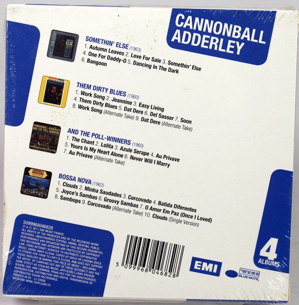 CANNONBALL ADDERLEY - 4 Albums - 4 CD 2011 - obrazek 2