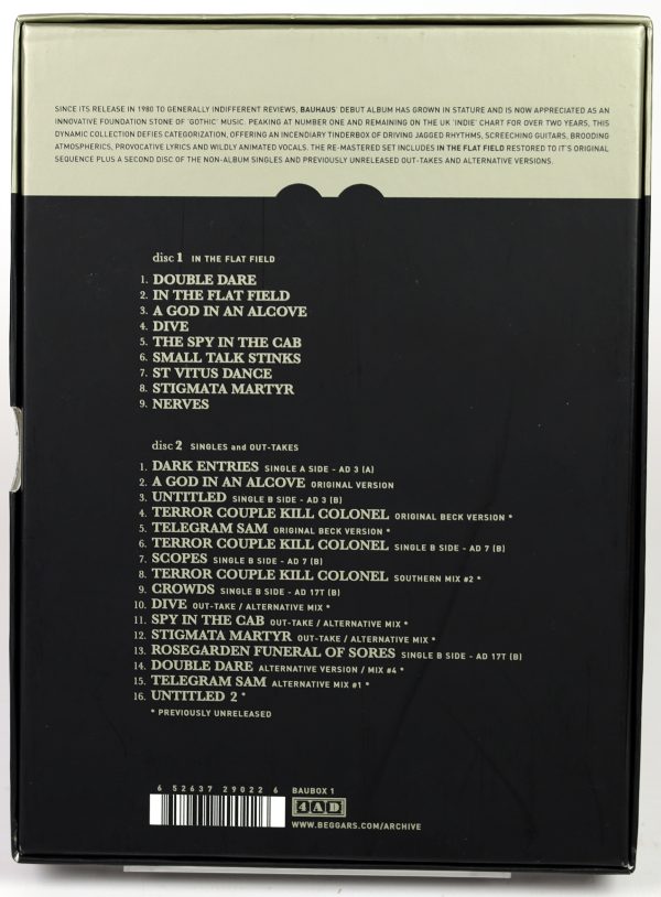 BAUHAUS - In The Flat Field - 2 CD BOX limited - obrazek 2