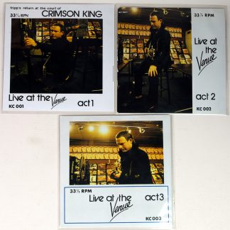 KING CRIMSON - Live At The Venue - 3 x 7" EP 1981 limited