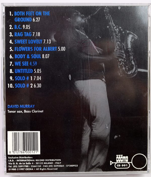 DAVID MURRAY - Solo Live - CD 1997 - obrazek 2