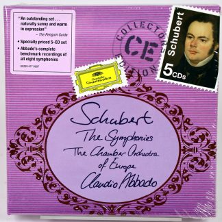 FRANZ SCHUBERT - The symphonies / Chamber Orchestra Of Eyrope / CLAUDIO ABBADO - 5 CD BOX