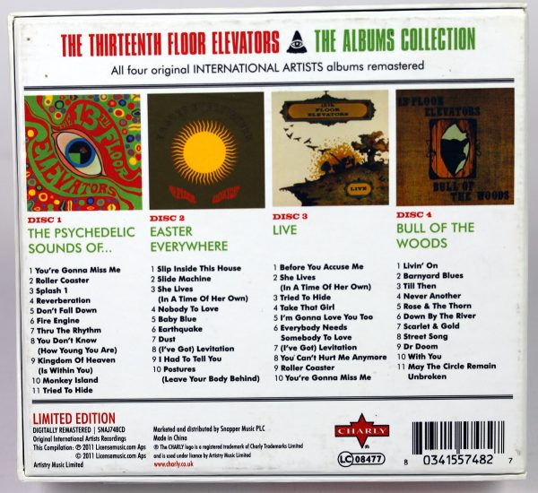 THE THIRTEENTH FLOOR ELEVATORS - The Albums Collection - 4 CD BOX - obrazek 2