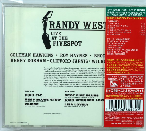 RANDY WESTON - Live At The Fivespot - CD Japan 2011 - obrazek 2