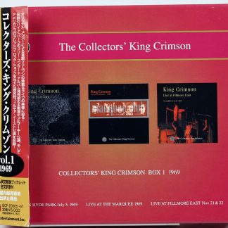 KING CRIMSON - Collectors' King Crimson Box 1 (1969) - 3 CD BOX 2007 Japan