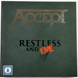 ACCEPT - Restless And Live - 2 CD + DVD + Blu-Ray limited edition artbook
