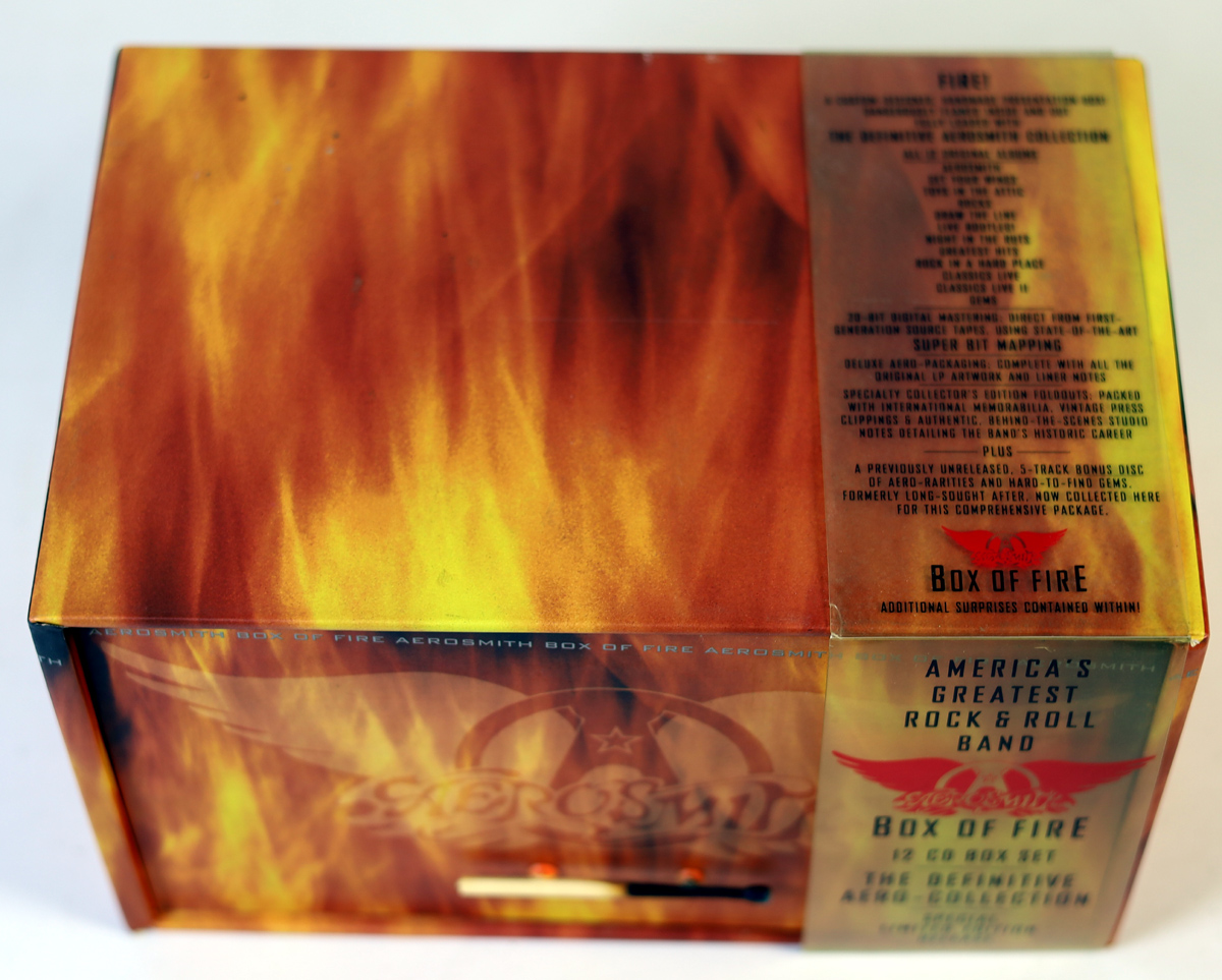 AEROSMITH - Box Of Fire - 13 CD BOX US 1994 limitowany - obrazek 4