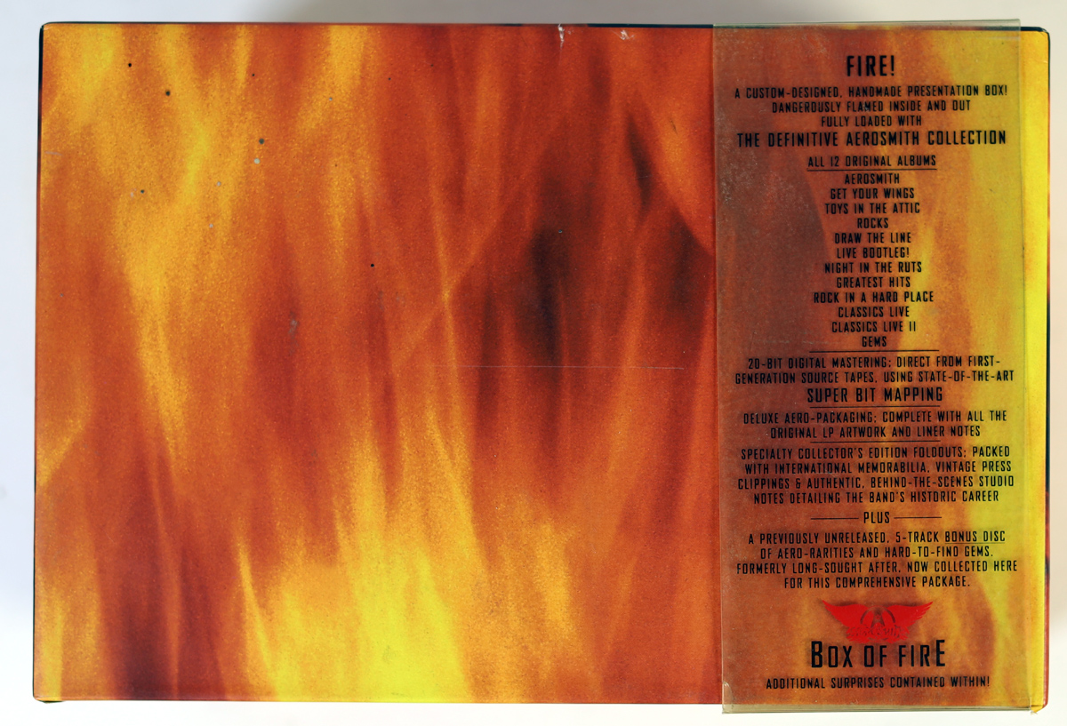 AEROSMITH - Box Of Fire - 13 CD BOX US 1994 limitowany - obrazek 5