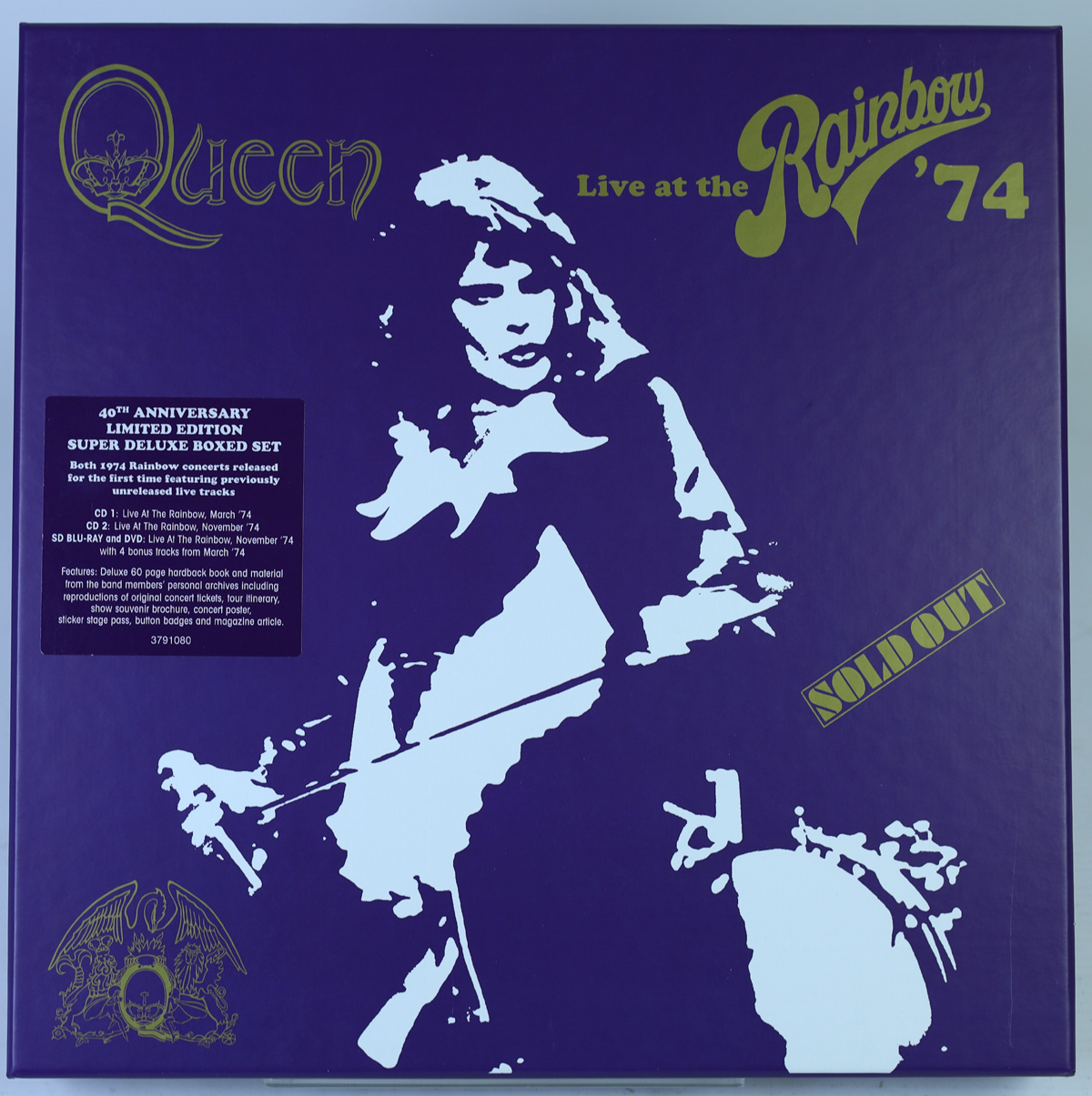 QUEEN - Live At The Rainbow '74 - 2 CD + Blu-Ray + DVD BOX limited