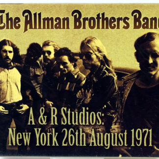 THE ALLMAN BROTHERS BAND - A & R Studios: New York, 26th August 1971 - CD nowa