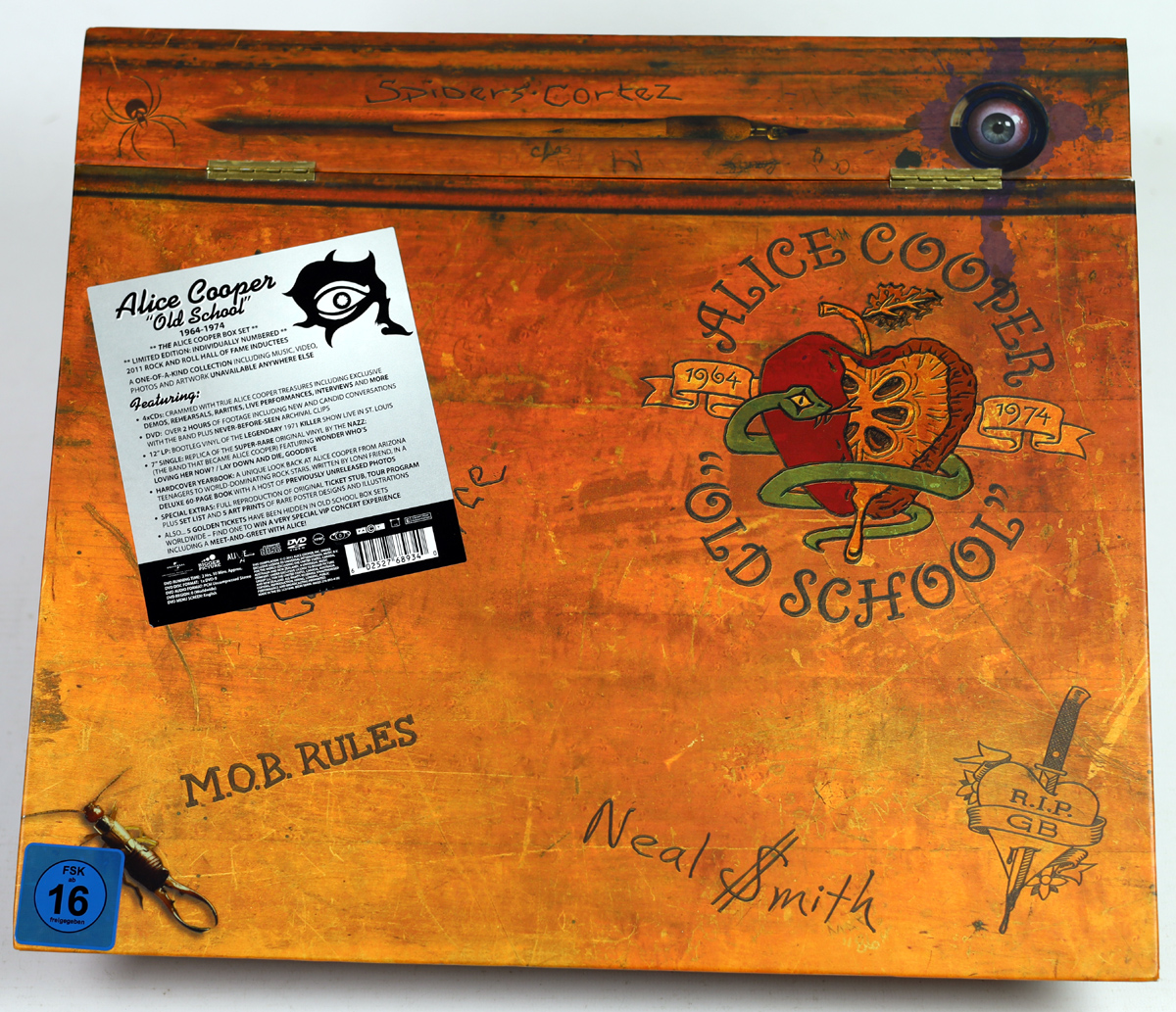 ALICE COOPER - “Old School” 1964-1974 - 4 CD + DVD + LP + 7"SP BOX limited