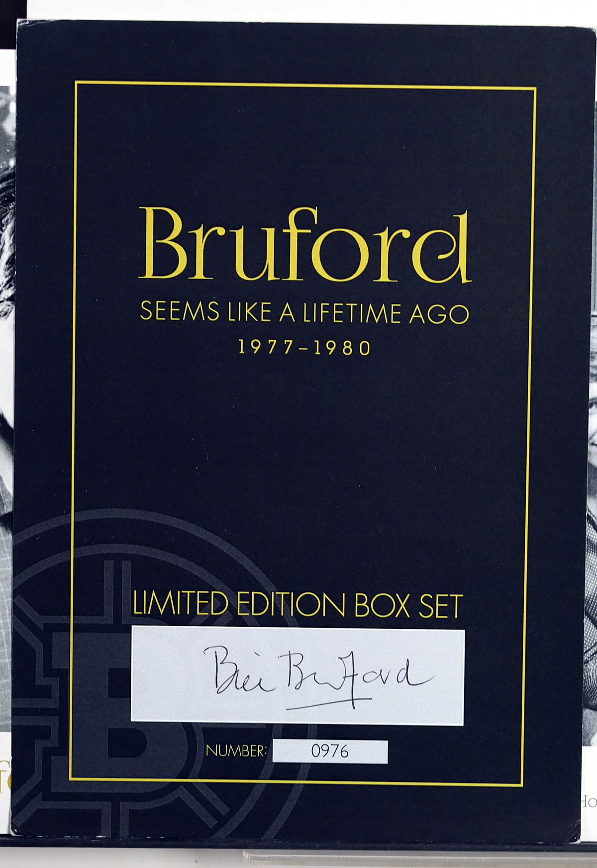 BILL BRUFORD - Seems Like A Lifetime Ago 1977-1980 - 6 CD + 2 DVD limited BOX autograf - obrazek 7